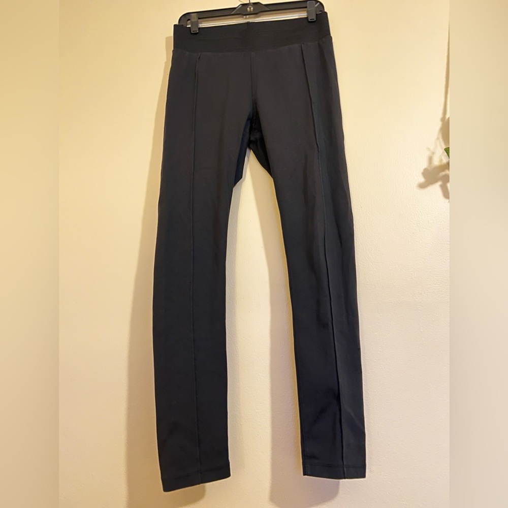 Calvin Klein Pleated Black Leggings - Size Medium